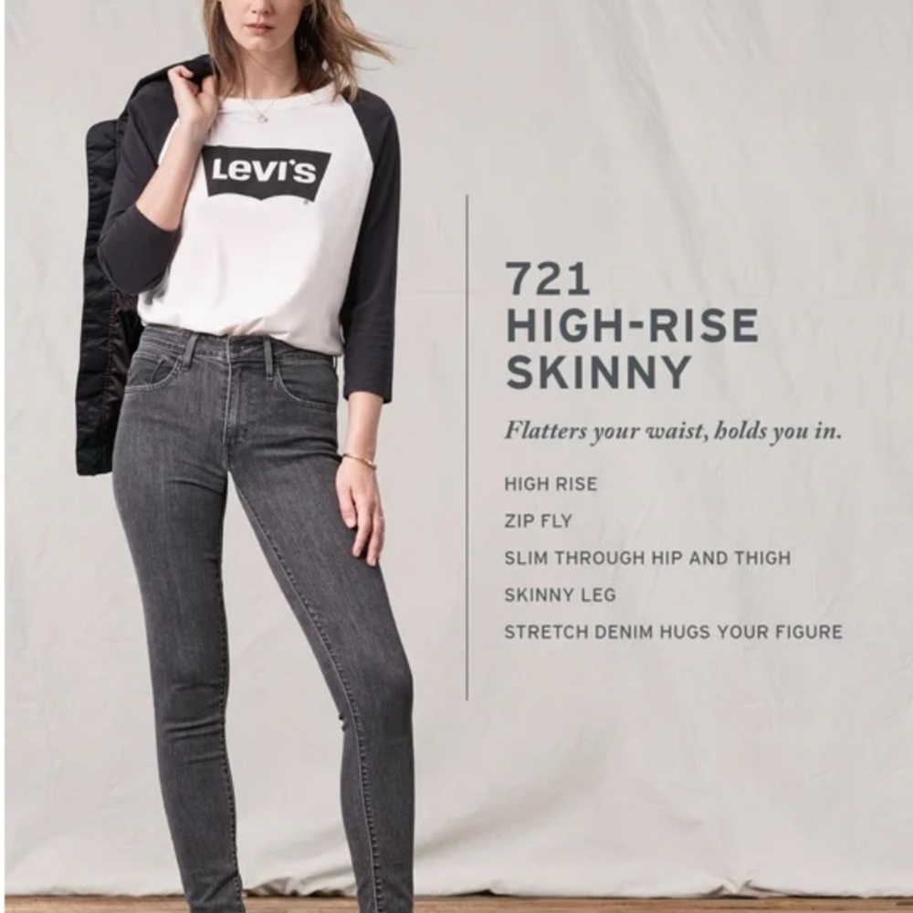 Levi's Women's Distressed High-Rise Skinny Jeans